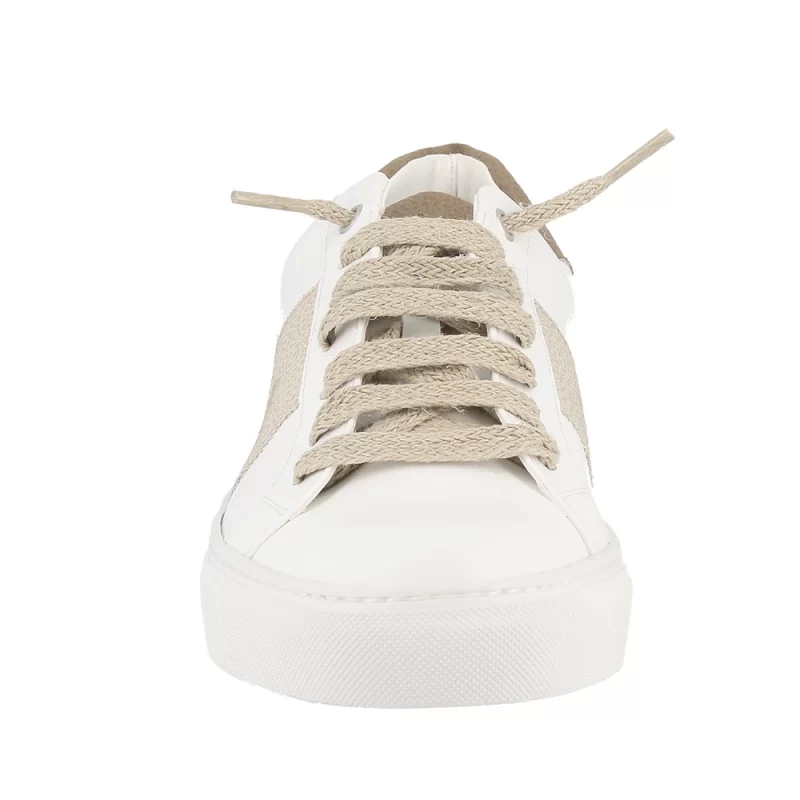 Sneakers blanc mixte sans cuir Stoat - Upster